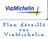 Plan d'accès détaillé sur Via Michelin