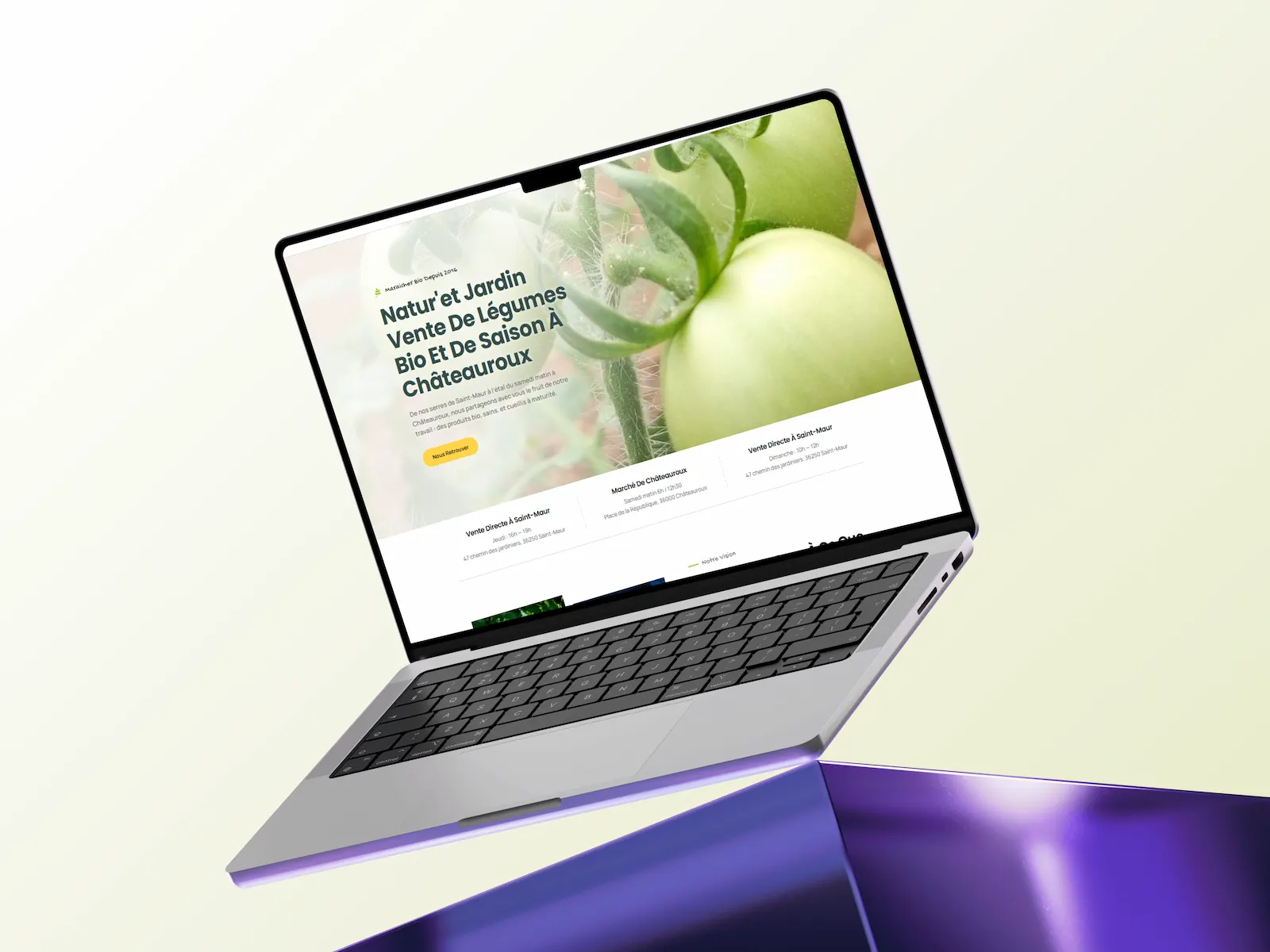Site web natur et jardin - lvstudio