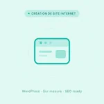 Illustration catégorie création de site internet — LV Studio