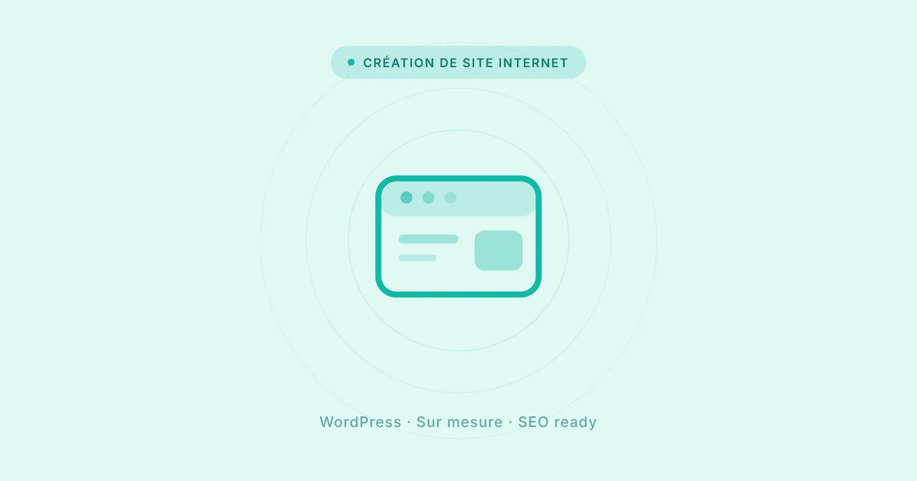 Illustration catégorie création de site internet — LV Studio