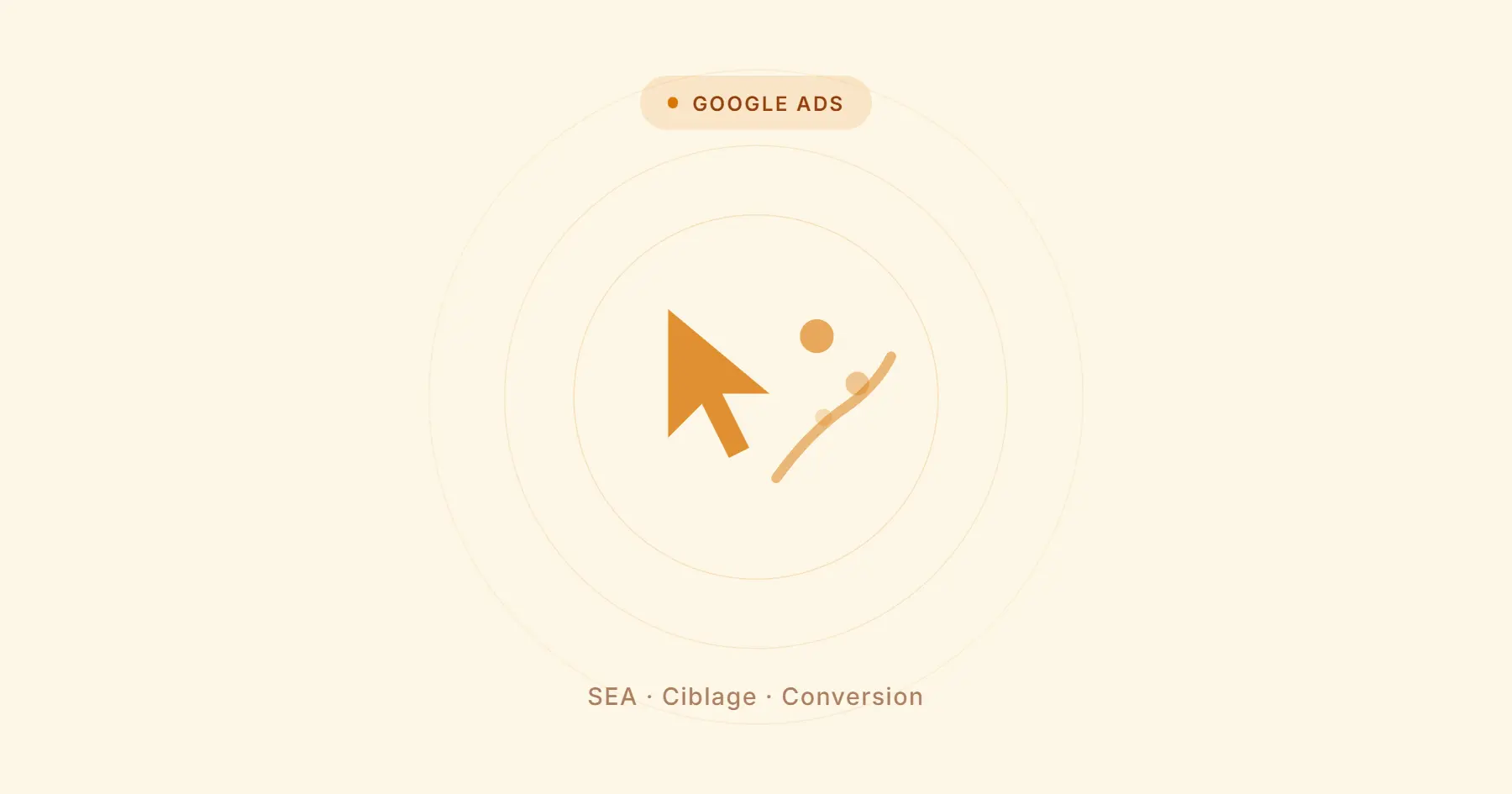 Illustration catégorie Google Ads — LV Studio