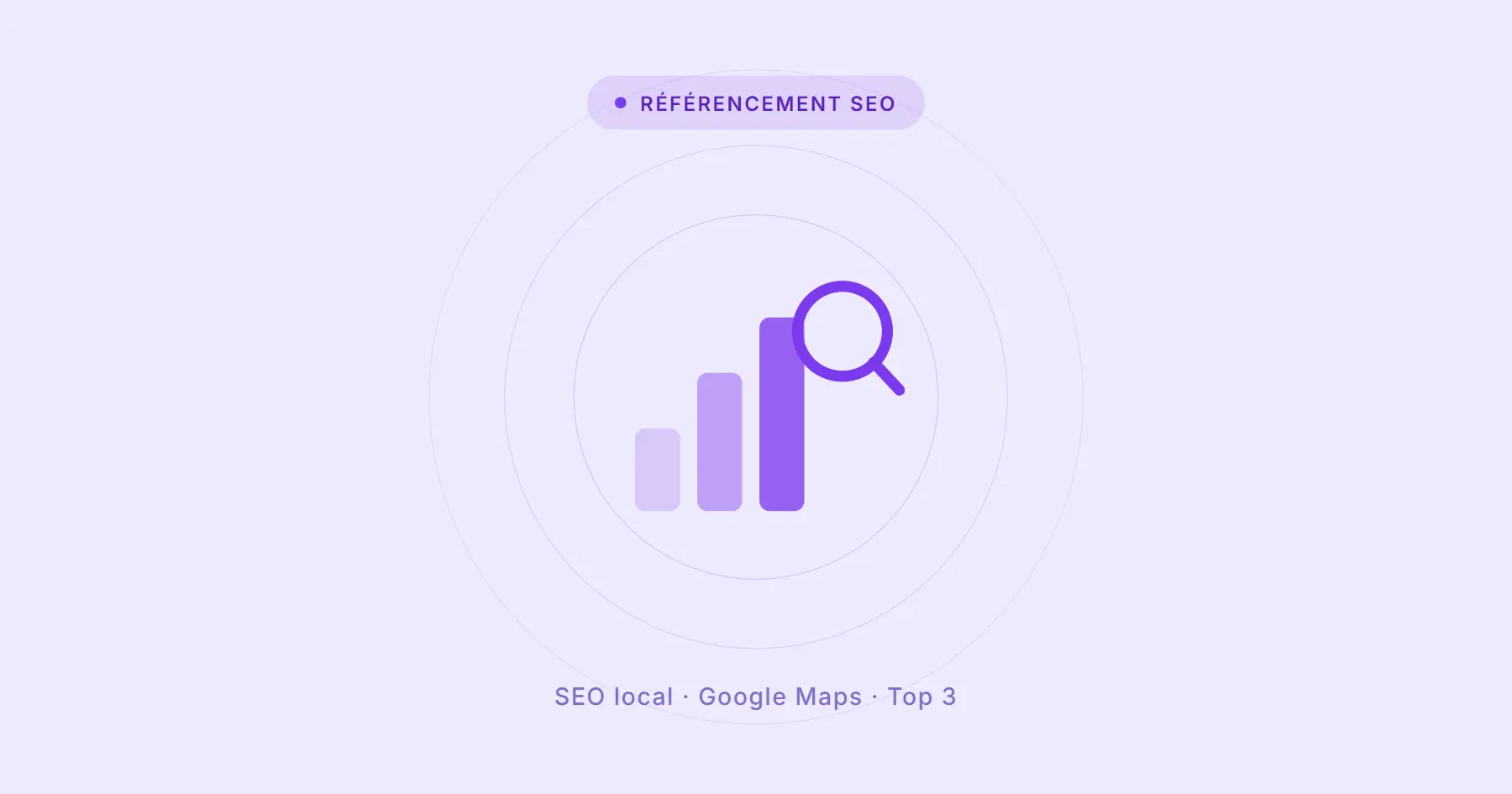 Illustration catégorie référencement SEO local — LV Studio